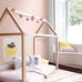 Розовый интерьер детской спальни для девочек декорированный обоями "Terrazzo" арт 139199 от ESTA HOME